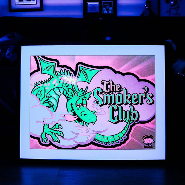 Dragon Breath Black Light Poster - The Smoker's Club