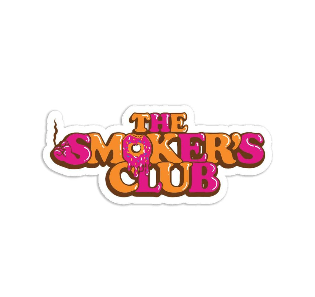 Donut Sticker - The Smoker's Club