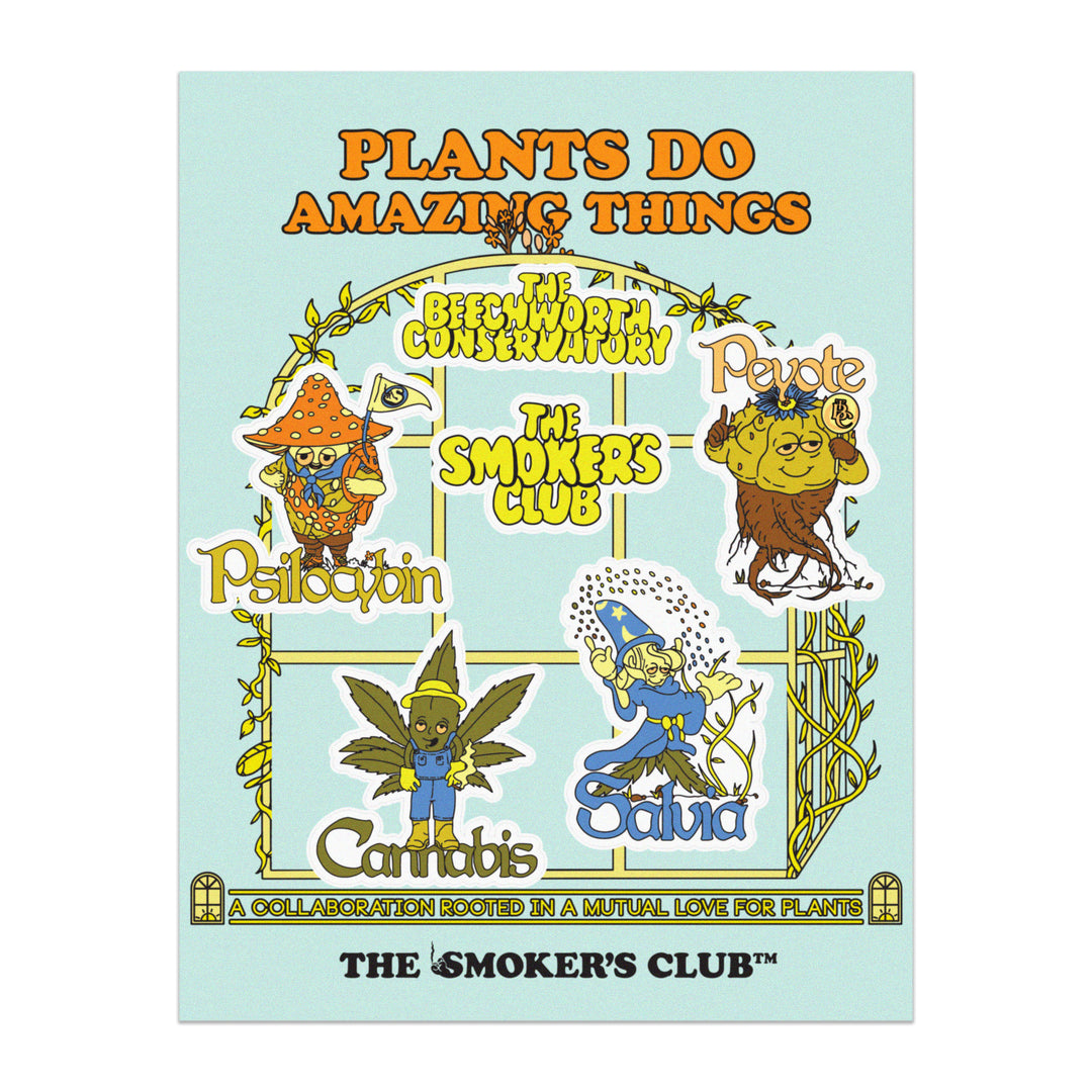 Plants Do Amazing Things Sticker Pack - The Smoker's Club